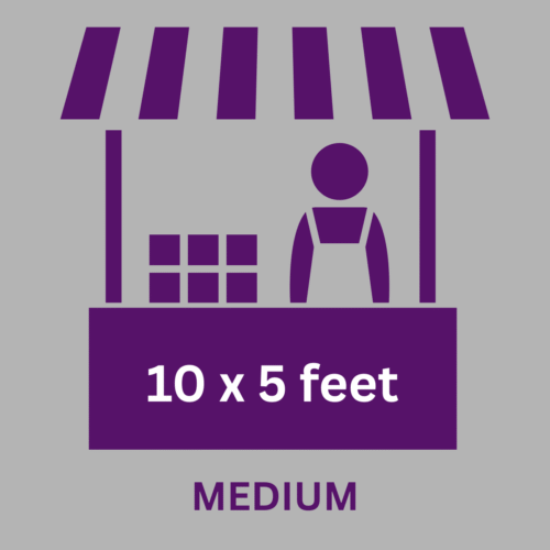 Medium booth (no electricity)