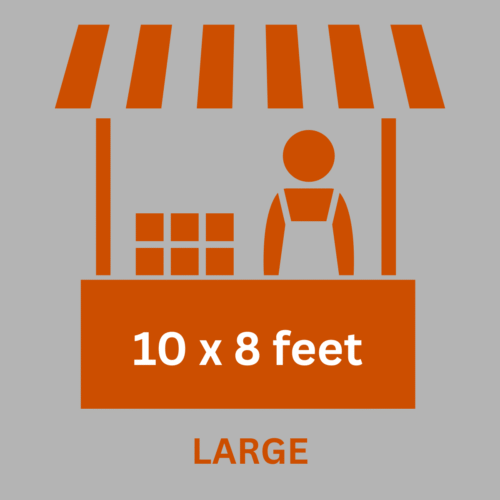 Large booth (no electricity)