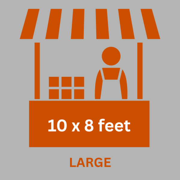 Large booth (no electricity)